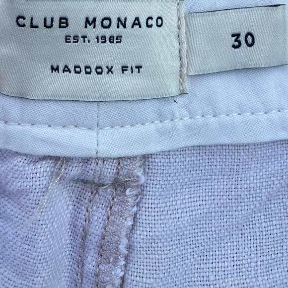 100% Linens Club Monaco Shorts (30) - Picture 6 of 7